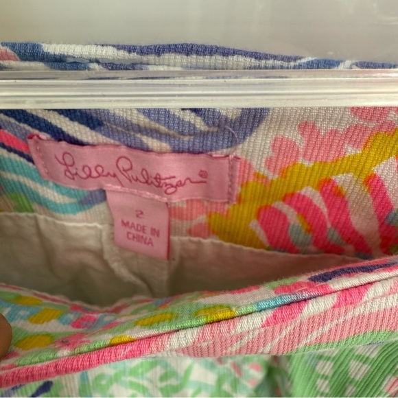 Lilly Pulitzer January Skort Multi Roar Of The Seas Shell Print Size 2 Skirt - Picture 5 of 8